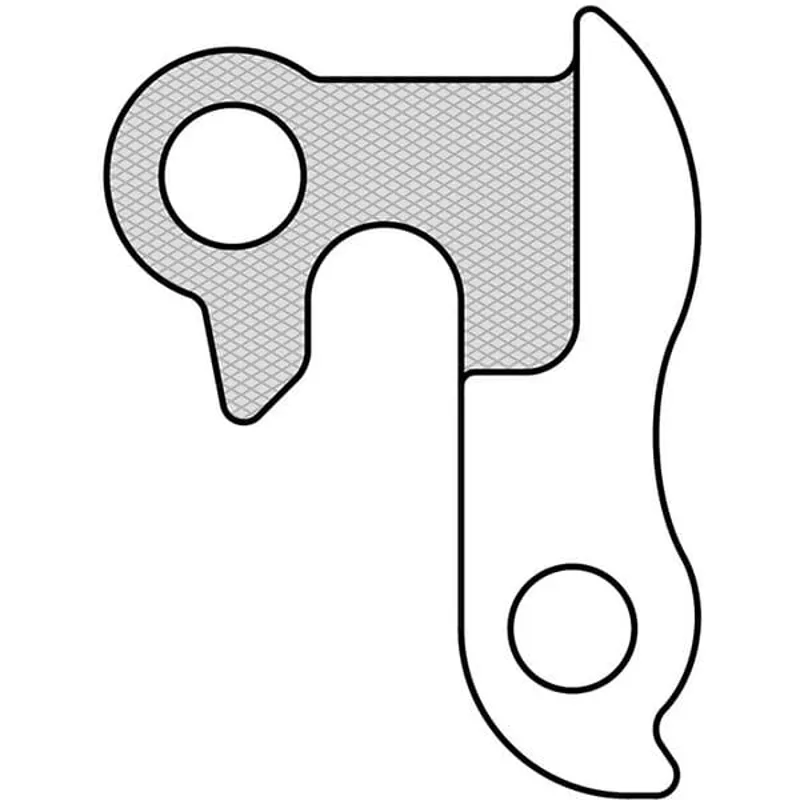 M Part Gear Hanger Various Bike Brands in Silver-3