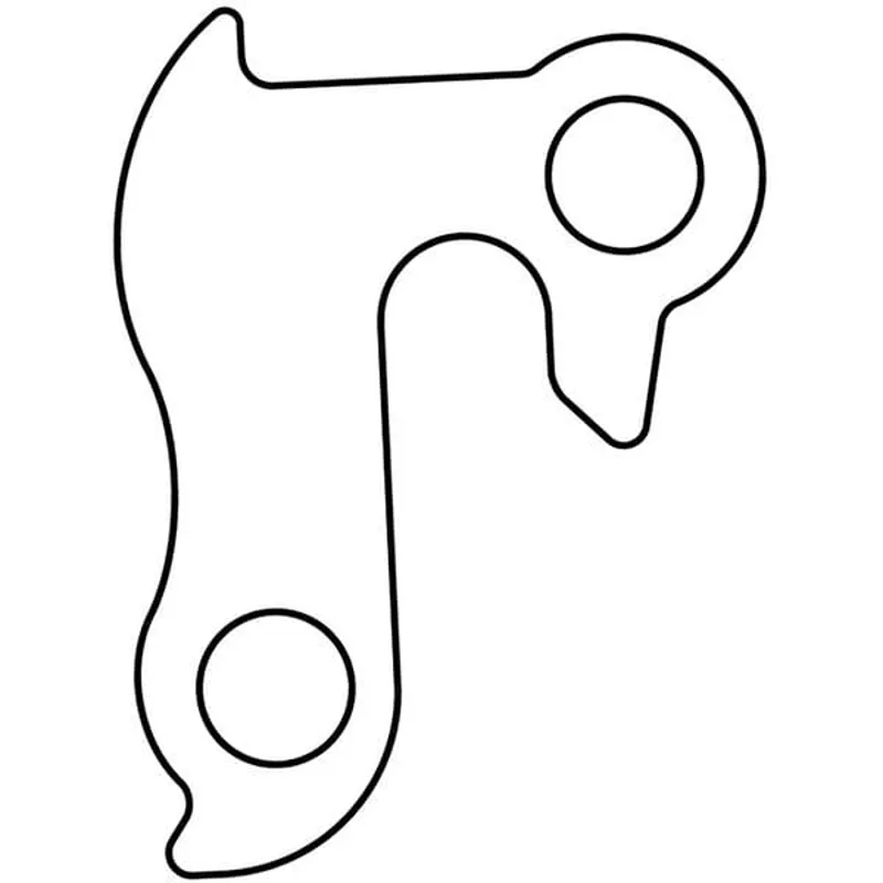 M Part Gear Hanger Various Bike Brands in Silver-4