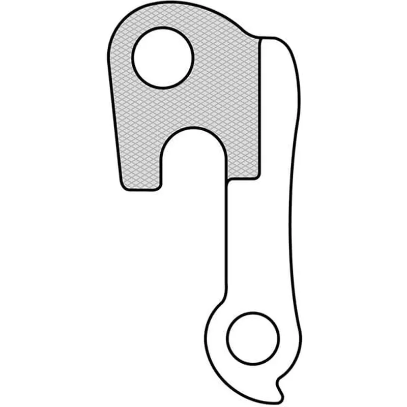 M Part Gear Hanger Various Bike Brands in Silver-3