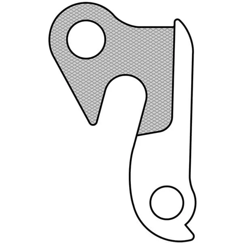 M Part Gear Hanger Various Bike Brands in Silver-3