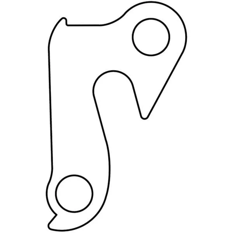 M Part Gear Hanger Various Bike Brands in Silver-4