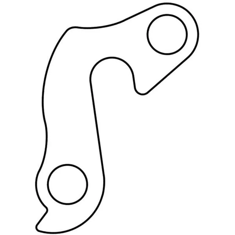 M Part Gear Hanger Various Bike Brands in Silver-4