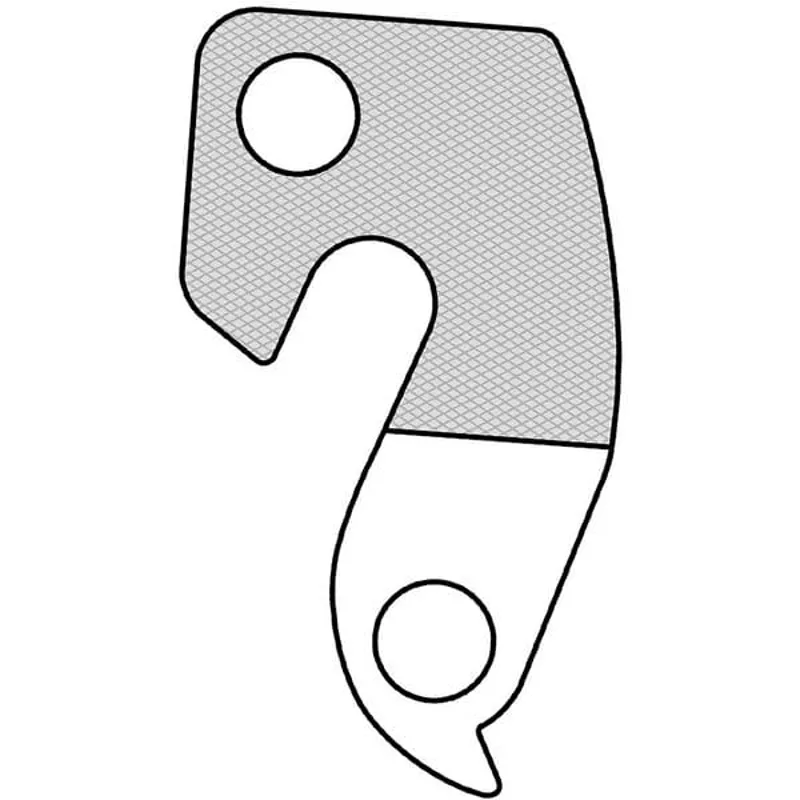 M Part Gear Hanger Various Bike Brands in Silver-3