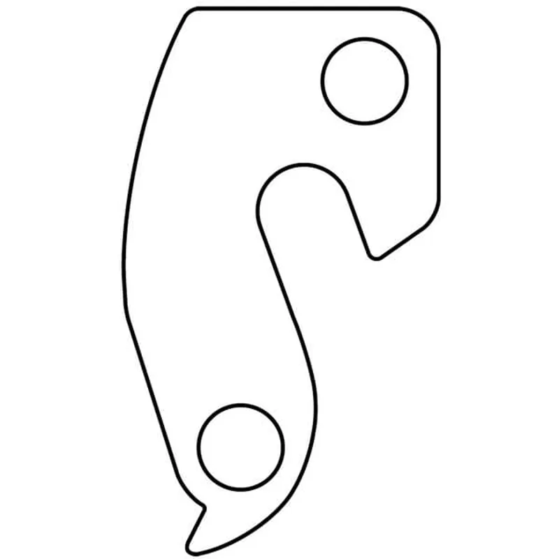 M Part Gear Hanger Various Bike Brands in Silver-4