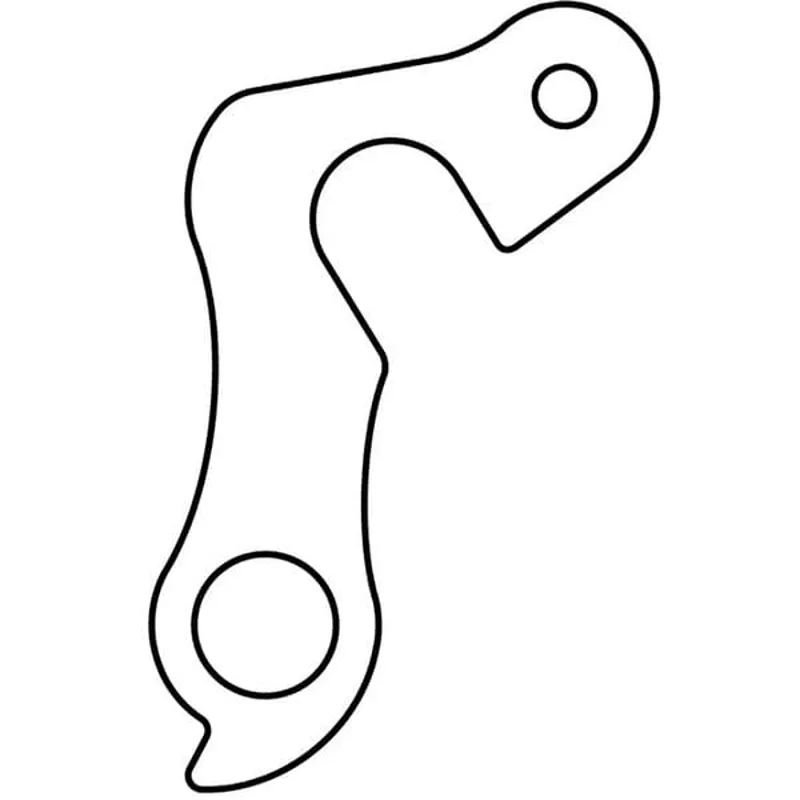 M Part Gear Hanger Various Bike Brands in Silver-4