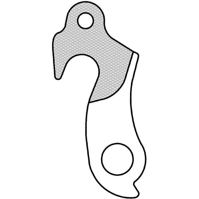 M Part Gear Hanger Various Bike Brands in Silver-3