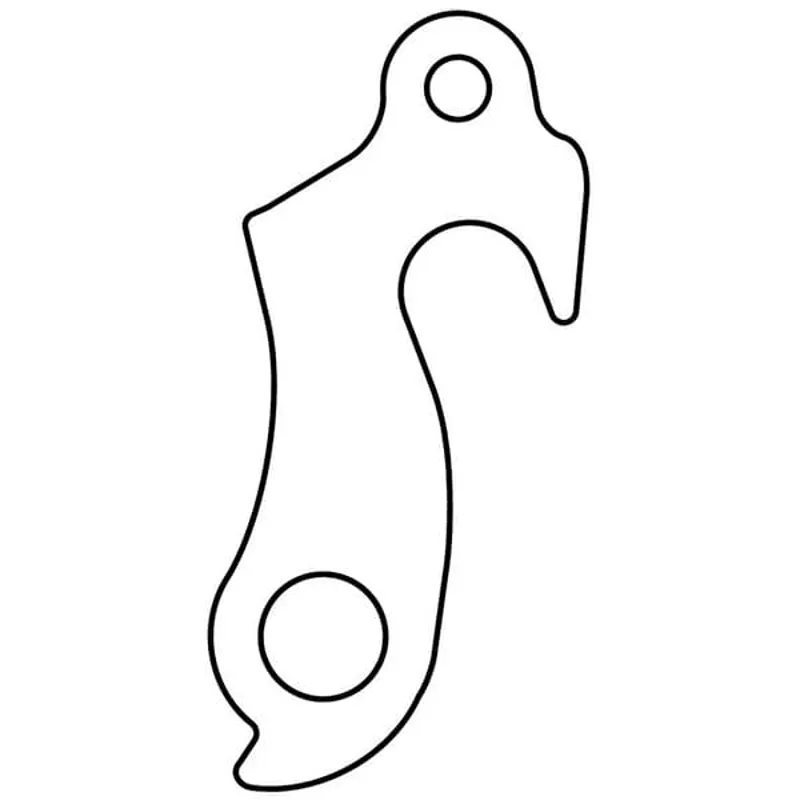 M Part Gear Hanger Various Bike Brands in Silver-4