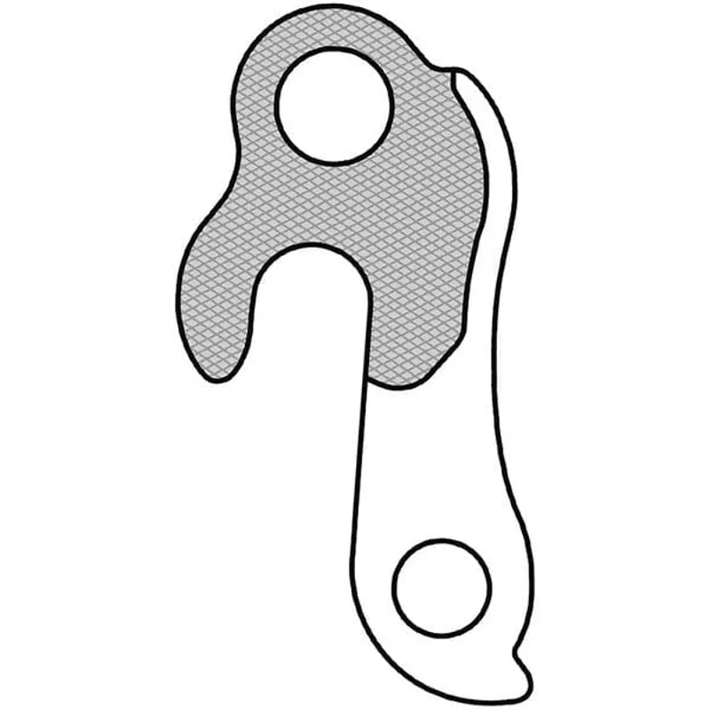 M Part Gear Hanger Various Bike Brands in Silver-3