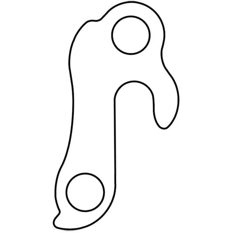 M Part Gear Hanger Various Bike Brands in Silver-4