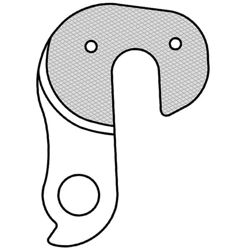 M Part Gear Hanger Various Bike Brands in Silver-3