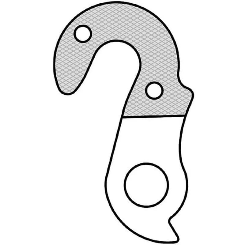 M Part Gear Hanger Various Bike Brands in Silver-3