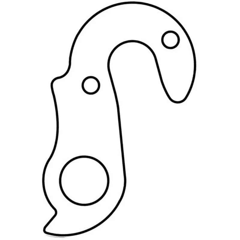 M Part Gear Hanger Various Bike Brands in Silver-4