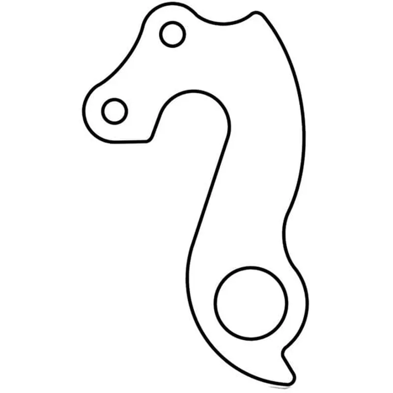 M Part Gear Hanger Various Bike Brands in Silver-4