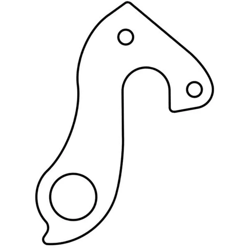 M Part Gear Hanger Various Bike Brands in Silver-4