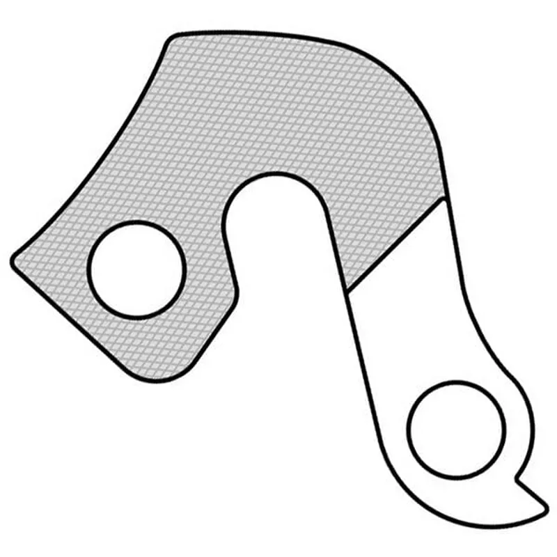 M Part Gear Hanger Various Bike Brands in Silver-3