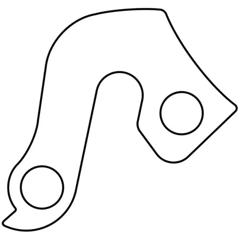 M Part Gear Hanger Various Bike Brands in Silver-4