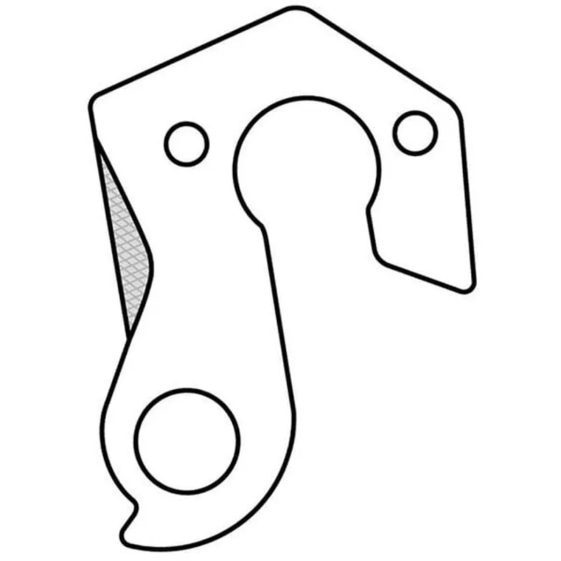 M Part Gear Hanger Various Bike Brands in Silver-4