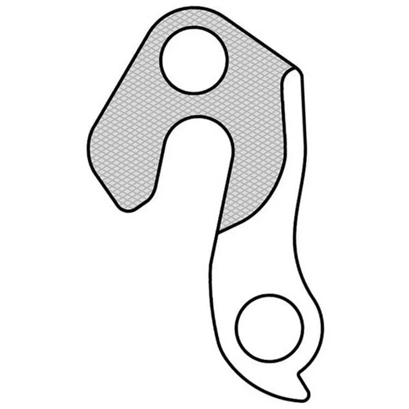 M Part Gear Hanger Various Bike Brands in Silver-3