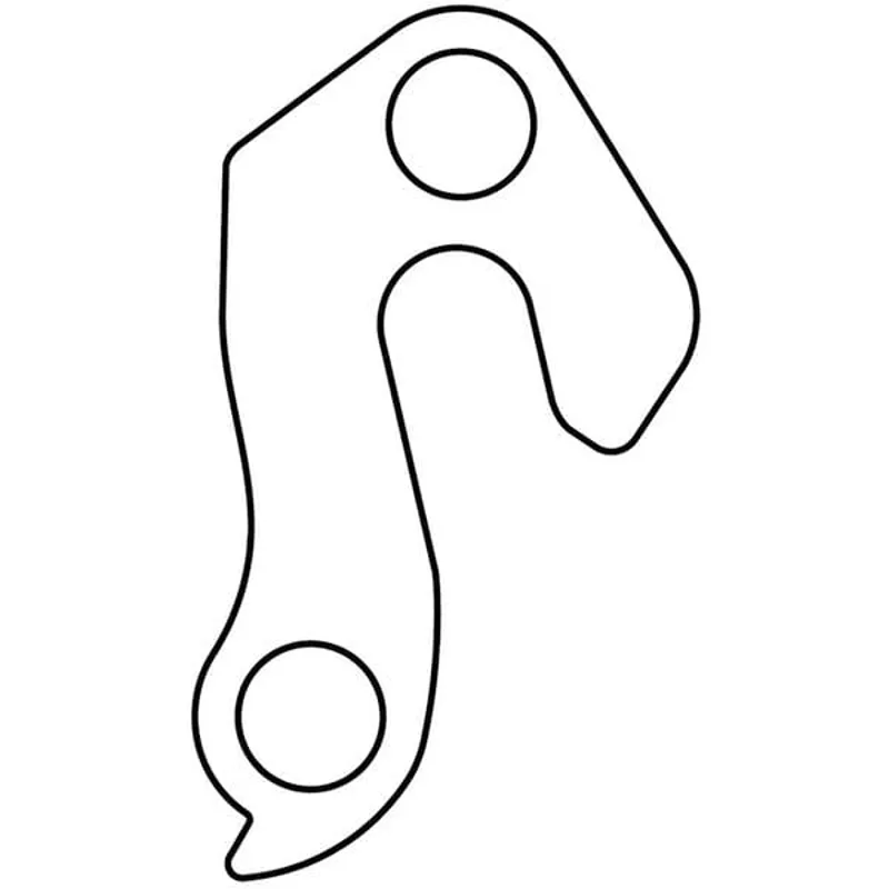 M Part Gear Hanger Various Bike Brands in Silver-4