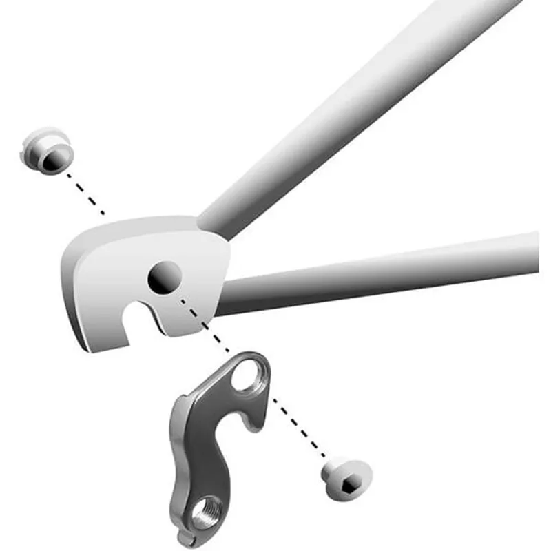 M Part Gear Hanger Specialized and Others in Silver-2