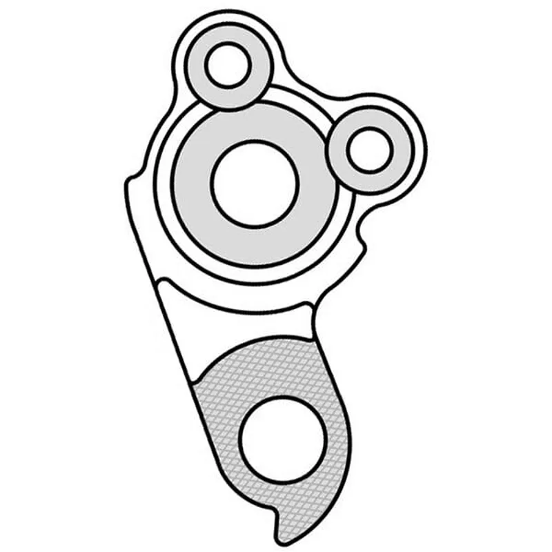 M Part Gear Hanger Direct Mount - M12 1.5 in Silver-3