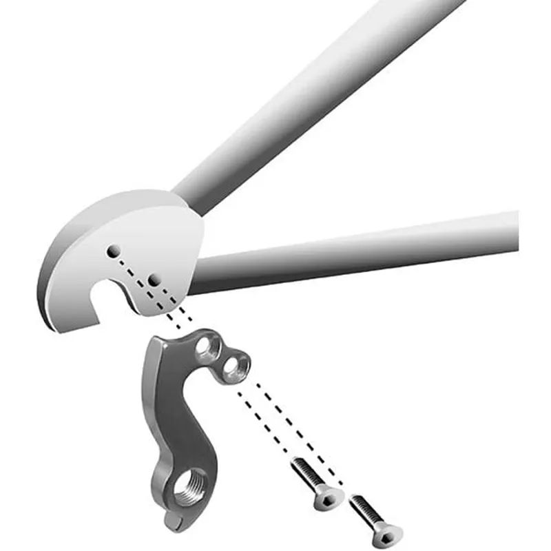 M Part Gear Hanger Bianchi in Silver-2