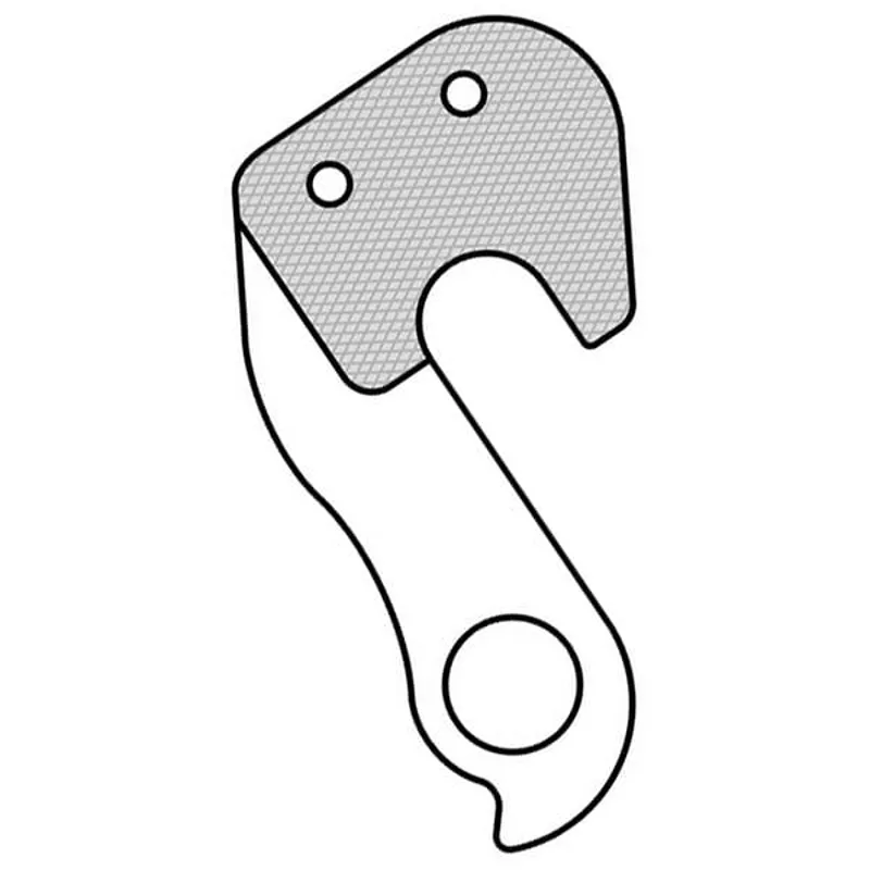 M Part Gear Hanger Various Bike Brands in Silver-3