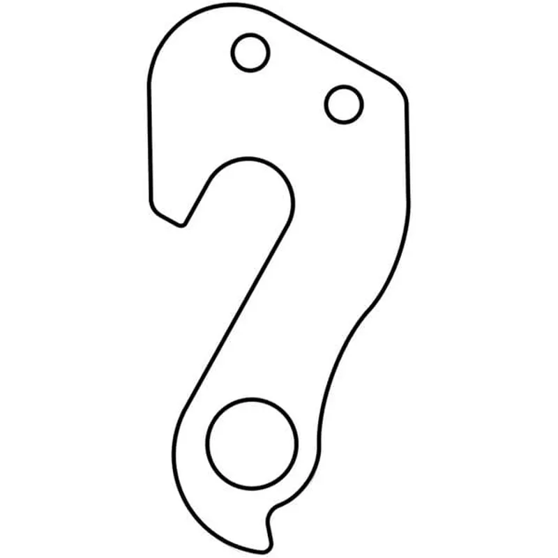 M Part Gear Hanger Various Bike Brands in Silver-4