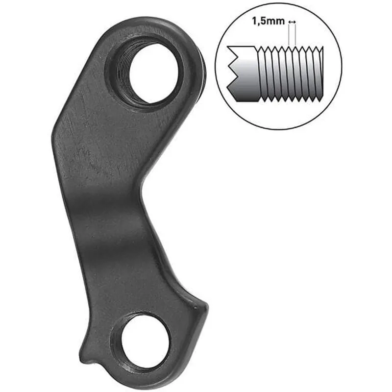 M Part Gear Hanger KTM Direct Mount - M12 1.5 in Black-1