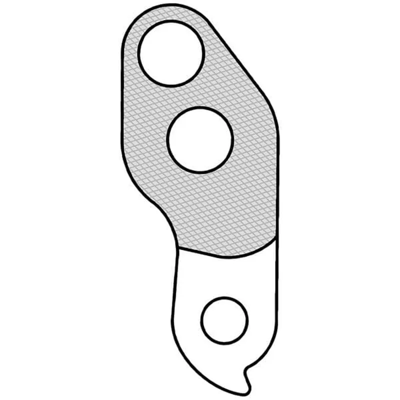 M Part Gear Hanger Various Bike Brands in Silver-3