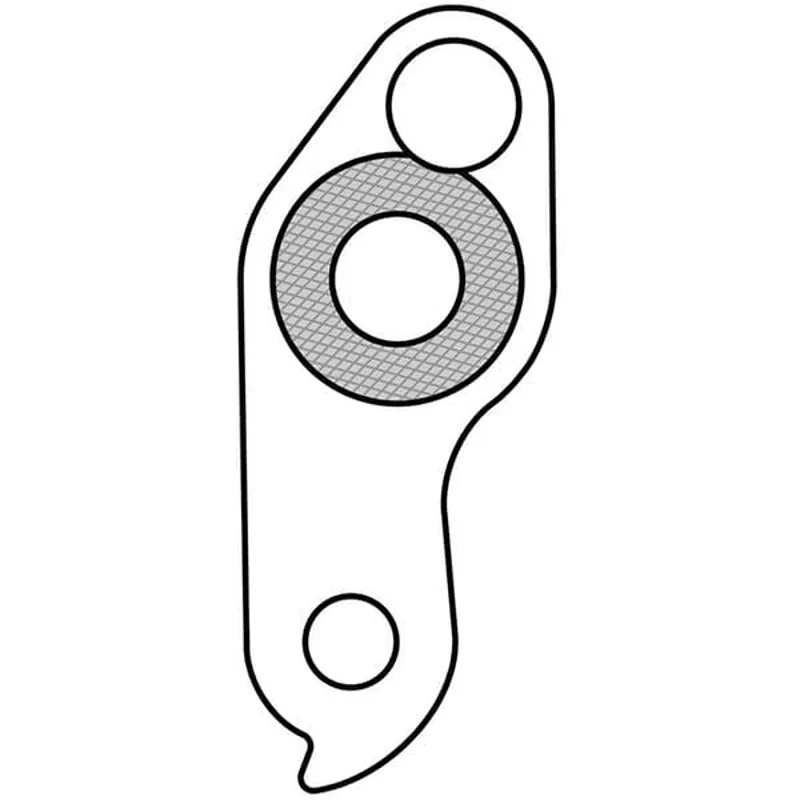 M Part Gear Hanger Various Bike Brands in Silver-4