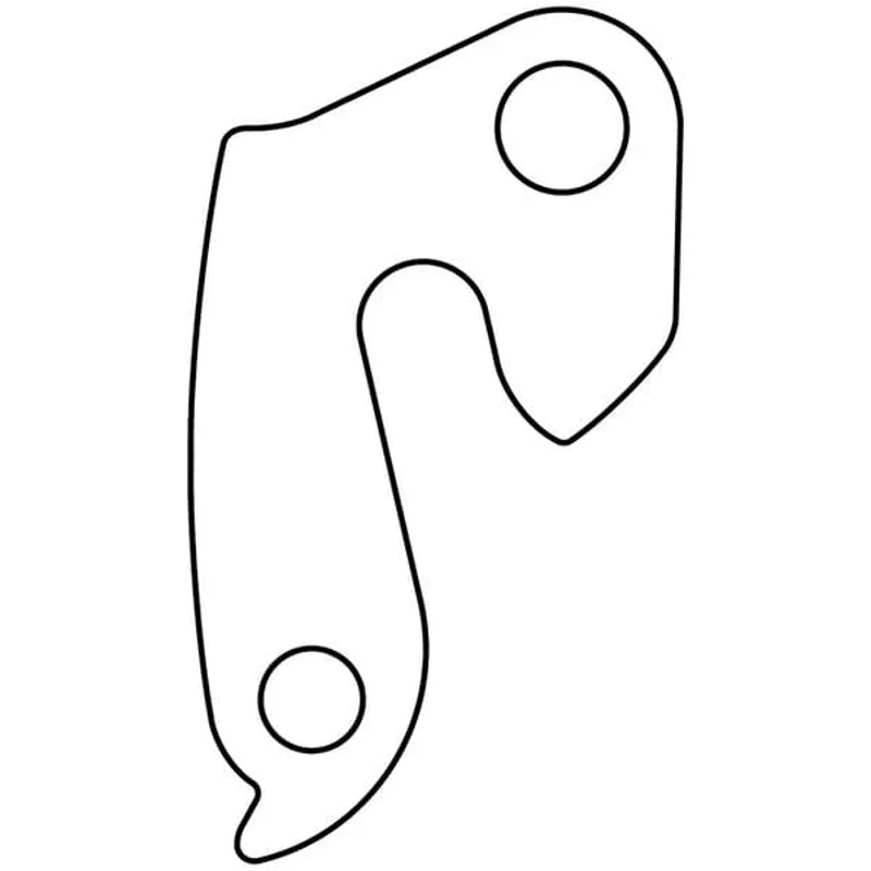 M Part Gear Hanger Various Bike Brands in Silver-4