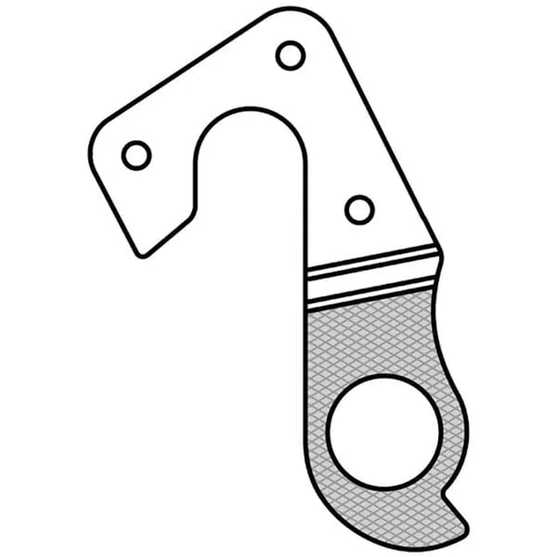 M Part Gear Hanger Various Bike Brands in Black-3