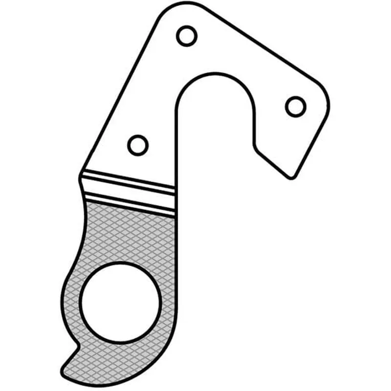 M Part Gear Hanger Various Bike Brands in Black-4