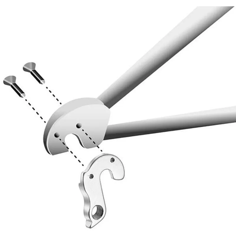 M Part Gear Hanger Cannondale in Silver-2