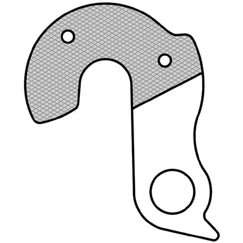 M Part Gear Hanger Cannondale in Silver-3