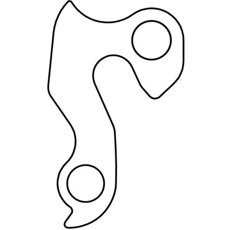 M Part Gear Hanger Various Bike Brands in Silver-4