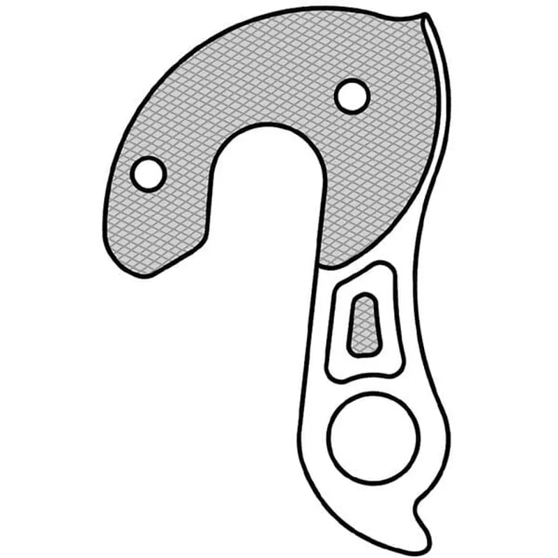 M Part Gear Hanger Various Bike Brands in Silver-3