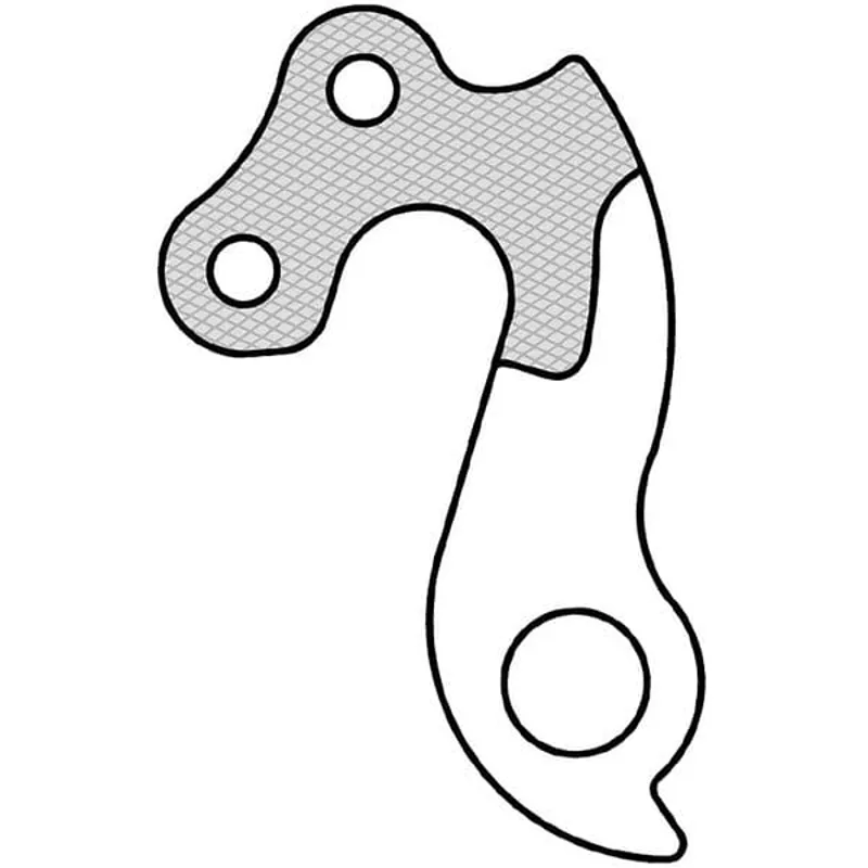 M Part Gear Hanger Various Bike Brands in Silver-3