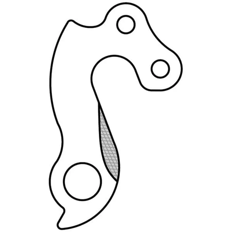 M Part Gear Hanger Various Bike Brands in Silver-4