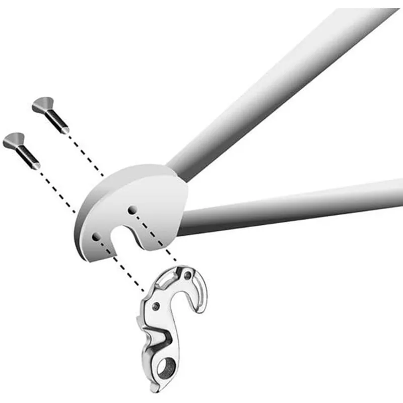 M Part Gear Hanger Cannondale in Silver-2