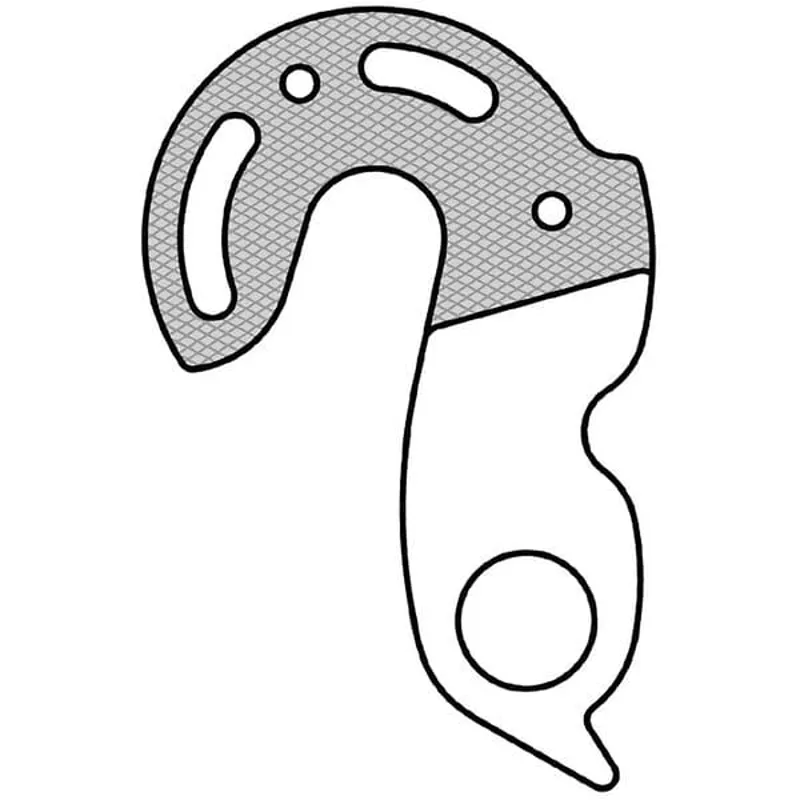 M Part Gear Hanger Cannondale in Silver-3