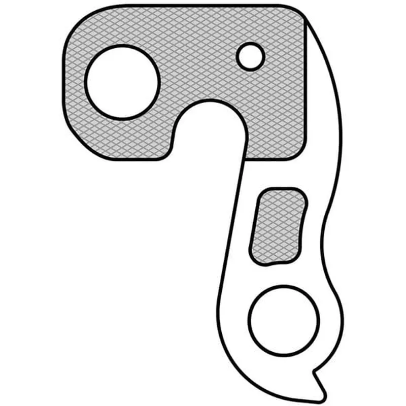 M Part Gear Hanger Various Bike Brands in Silver-3