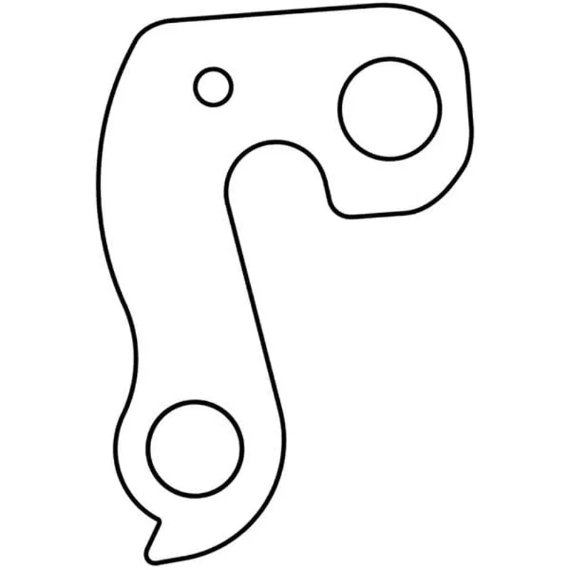 M Part Gear Hanger Various Bike Brands in Silver-4