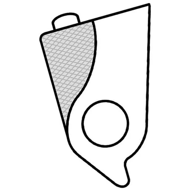 M Part Gear Hanger Various Bike Brands in Silver-3