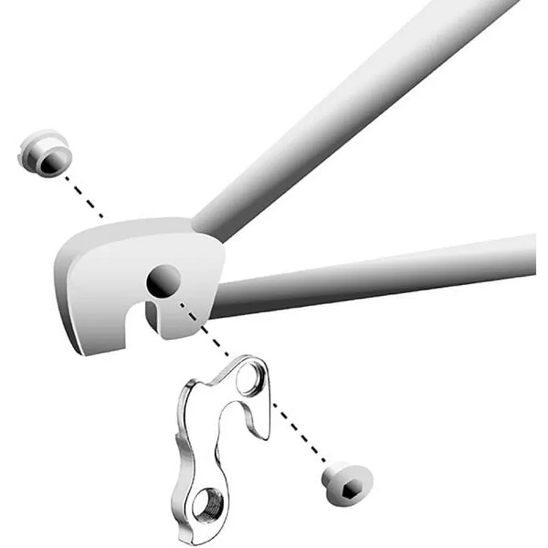 M Part Gear Hanger Trek in Silver-2