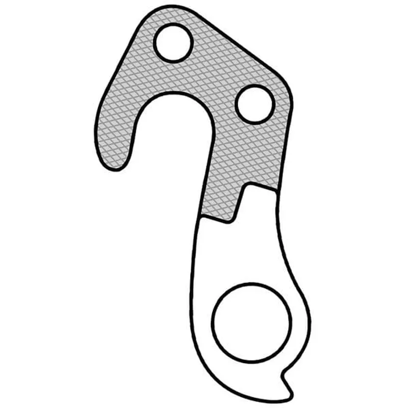 M Part Gear Hanger Trek in Silver-3