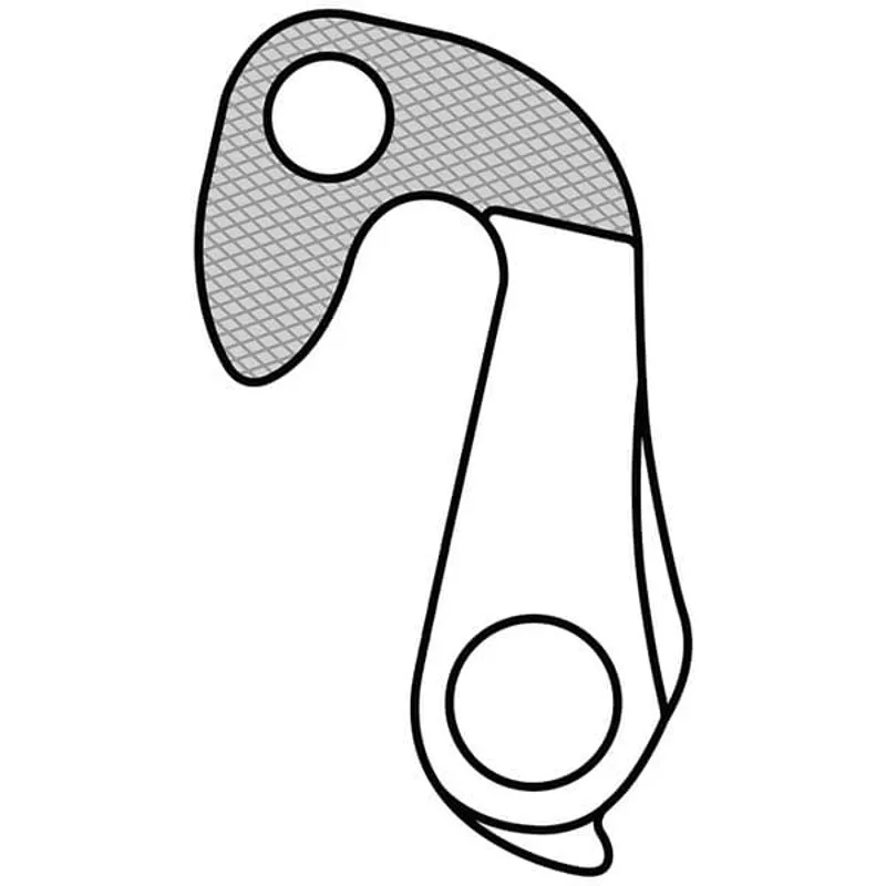 M Part Gear Hanger Trek in Silver-3