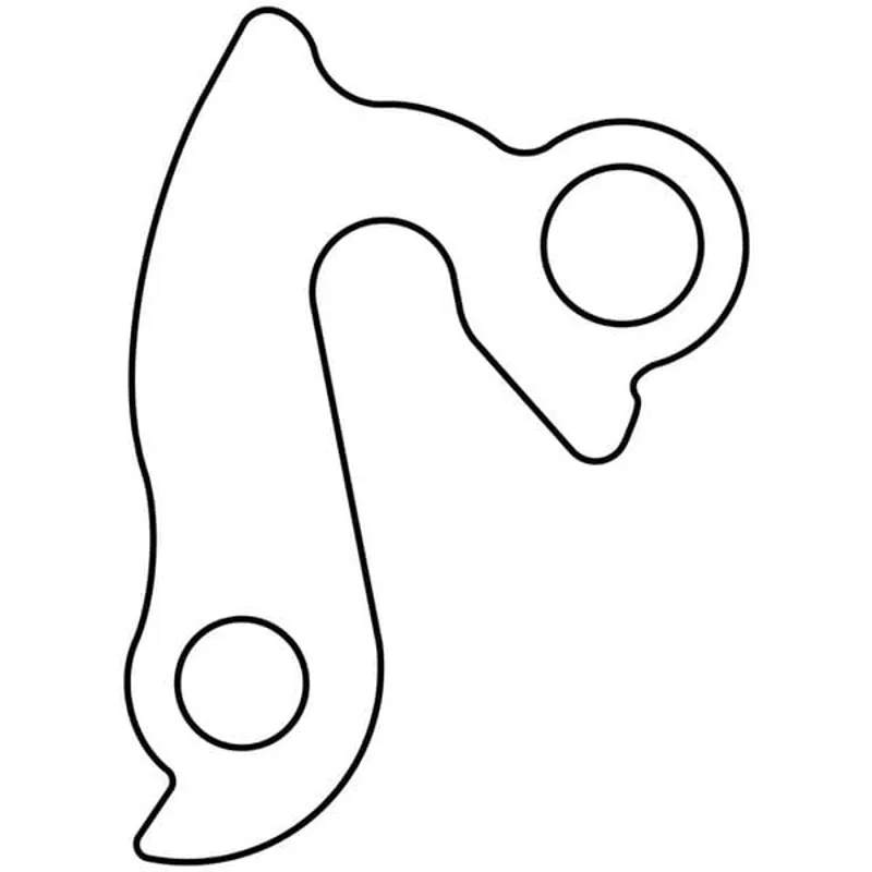 M Part Gear Hanger Various Bike Brands in Silver-4