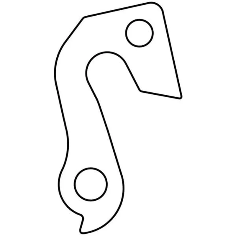 M Part Gear Hanger Various Bike Brands in Silver-4